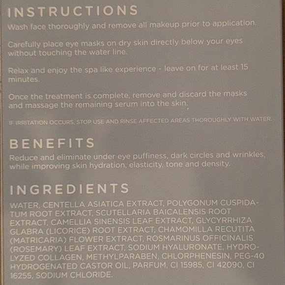 BANTER BEAUTY
5-Piece Under Eye Mask Set - Picture 7 of 8